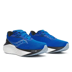 Saucony Triumph 22 Hardloopschoenen Blauw/Zwart Heren