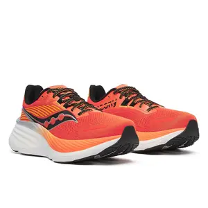 Saucony Hurricane 24 Hardloopschoenen Rood/Oranje/Zwart Heren