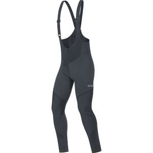 GORE Wear C3 Windstopper Tights+ Fietsbroek Lang Met Zeem Zwart Heren