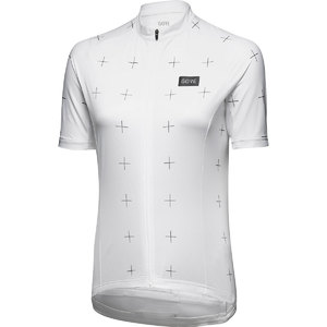 GORE Wear Daily Fietsshirt Korte Mouwen Wit/Zwart Dames