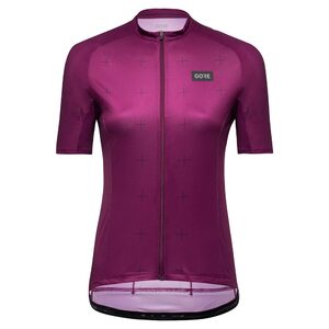 GORE Wear Daily Fietsshirt Korte Mouwen Paars/Zwart Dames