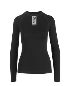 Assos SKINFOIL Spring Fall Thermoshirt Lange Mouwen Zwart