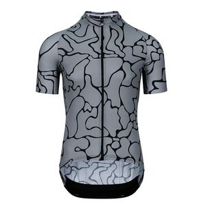 Assos MILLE GT Summer Voganski Fietsshirt Korte Mouwen Grijs/Zwart Heren