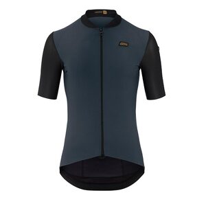 Assos MILLE GTO C2 Fietsshirt Korte Mouwen Grijs/Zwart Heren