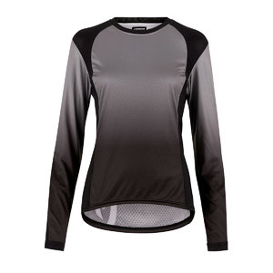 Assos Trail T3 MTB Fietsshirt Lange Mouwen Grijs/Zwart Dames