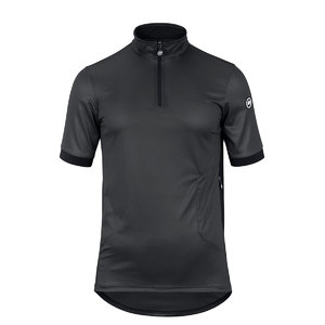 Assos MILLE GTC C2 Gravel Fietsshirt Korte Mouwen Grijs Heren