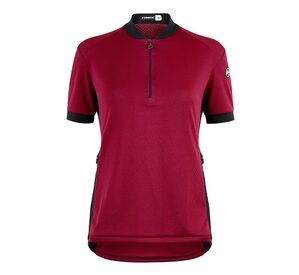 Assos UMA GTC C2 Fietsshirt Korte Mouwen Donkerrood Dames