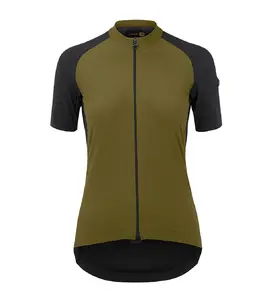 Assos UMA GTV C2 Fietsshirt Korte Mouwen Bruin/Groen Dames