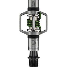 Crankbrothers Eggbeater 2 MTB Pedalen Zilver/Groen