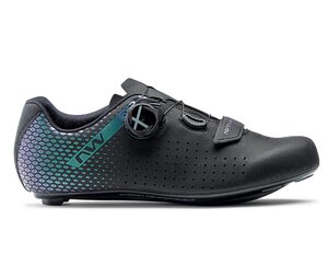 Northwave Core Plus 2 Wielrenschoenen Zwart/Iridescent Dames