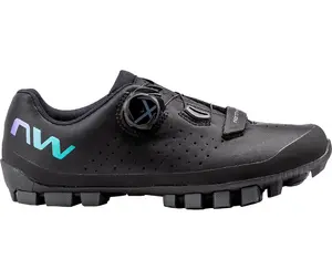 Northwave Hammer Plus Mountainbikeschoenen Zwart/Iridescent Dames