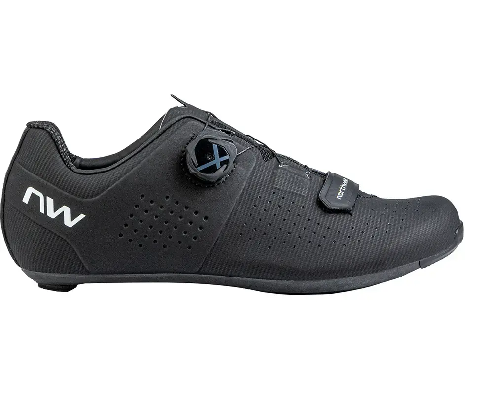 Northwave Storm Carbon Wielrenschoenen Zwart/Wit Heren