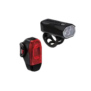 Lezyne KTV Drive Pro 300+/KTV Drive+ Verlichtingsset Zwart