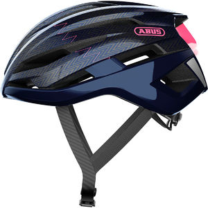 Abus StormChaser Race Fietshelm Zigzag Blauw/Grijs