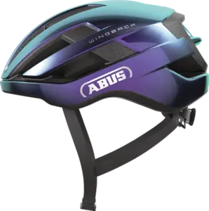 Abus WingBack Race Fietshelm Flip Flop Paars