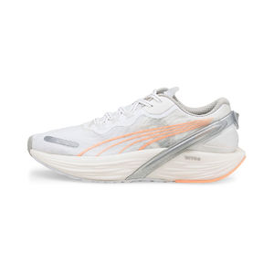 PUMA Run XX Nitro Wildwash Hardloopschoenen Wit/Zilver/Roze Dames