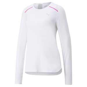 PUMA Cloudspun Marathon Hardloopshirt Lange Mouwen Wit Dames