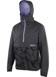 Evoc Anorak Pull-Over Windjack Zwart/Paars Heren