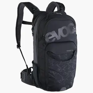 Evoc Stage 12L Dagrugzak Zwart
