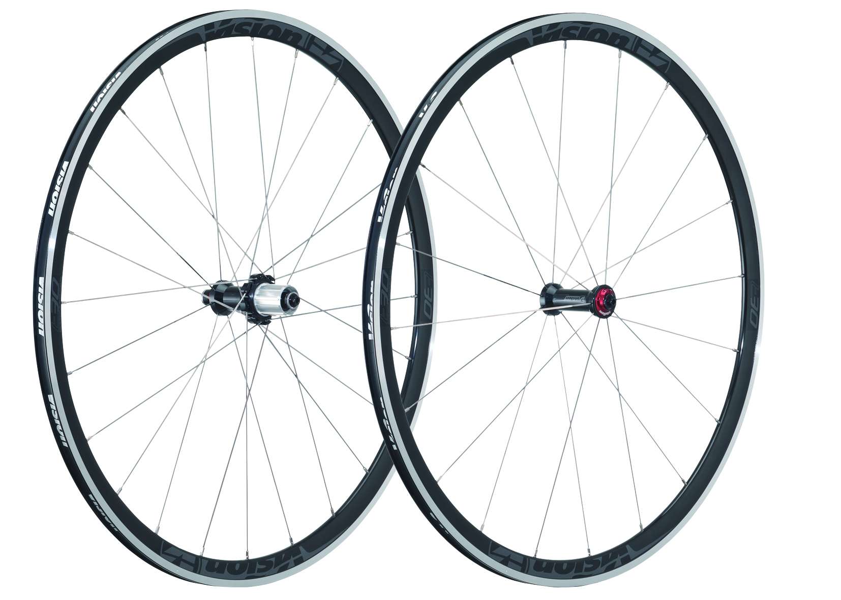 Vision Vision T30 Clincher Wielset Zwart