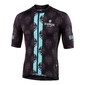 Bianchi Milano Roncaccio Fietsshirt Korte Mouwen Zwart/Blauw Heren