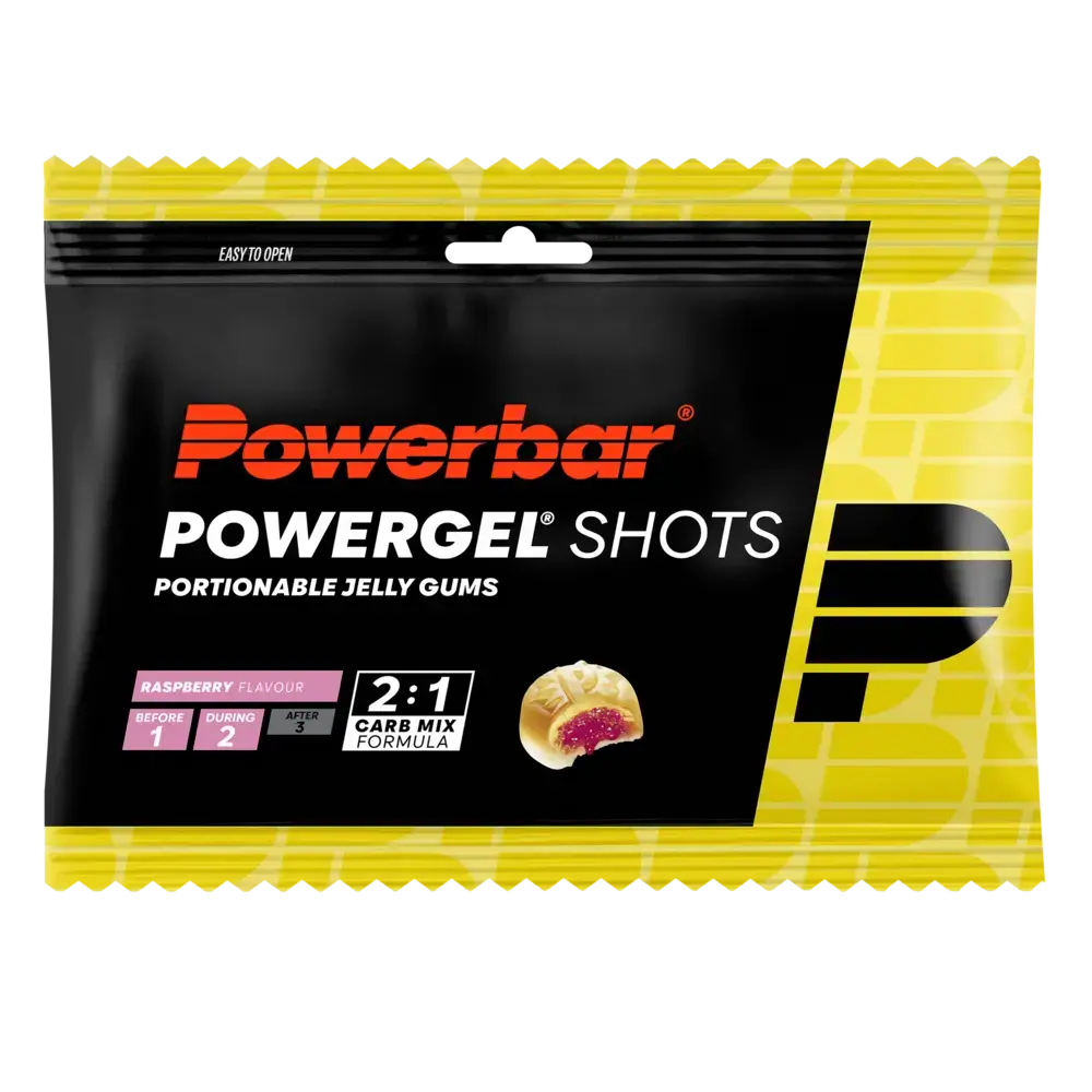 PowerBar PowerGel Shots Framboos 24 stuks