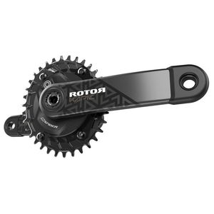 Rotor INSPIDER Kapic Carbon Oval Vermogensmeter MTB Crankset 175 mm