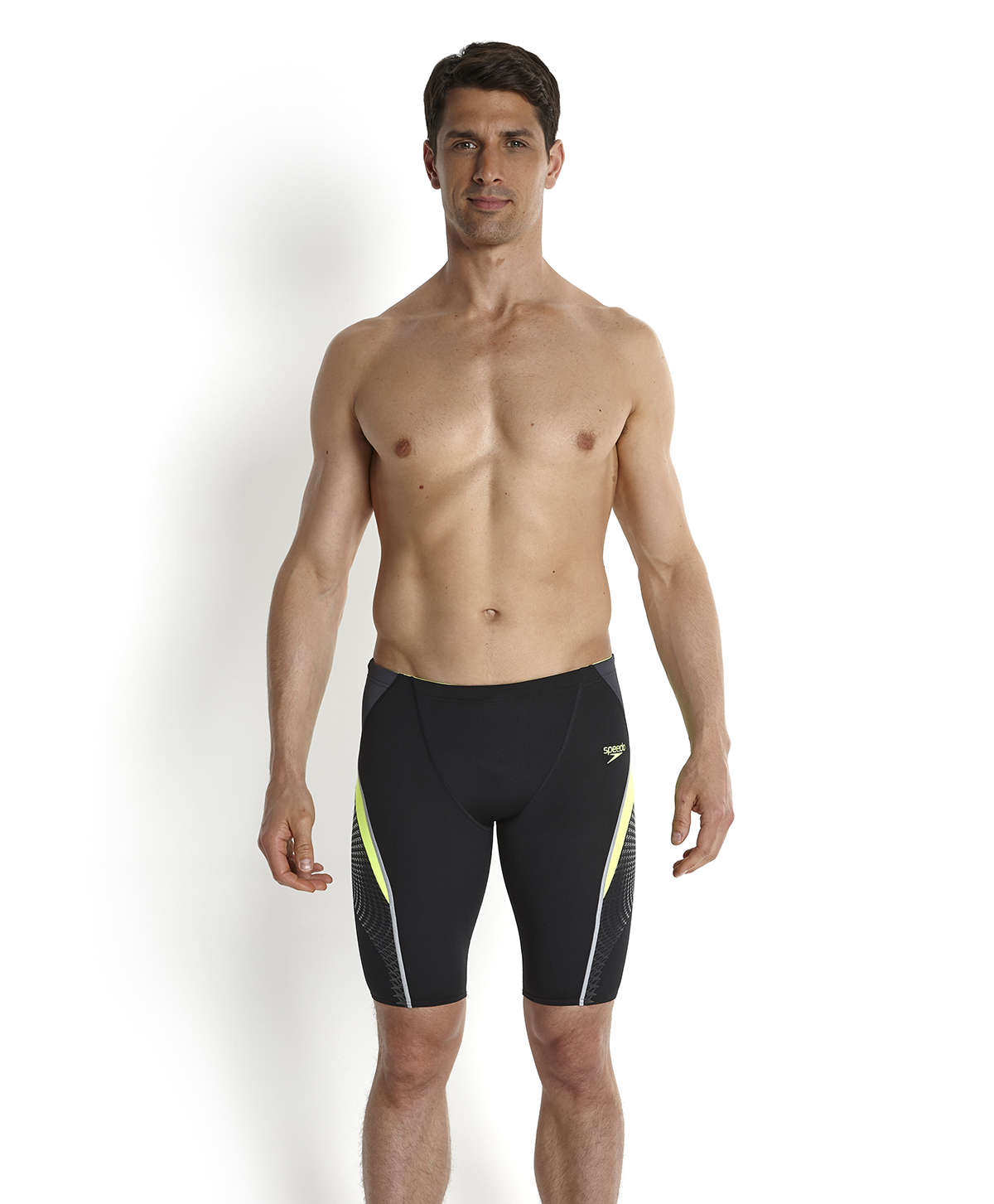 Speedo Endurance Jammer Zwembroek Zwart/Geel Heren