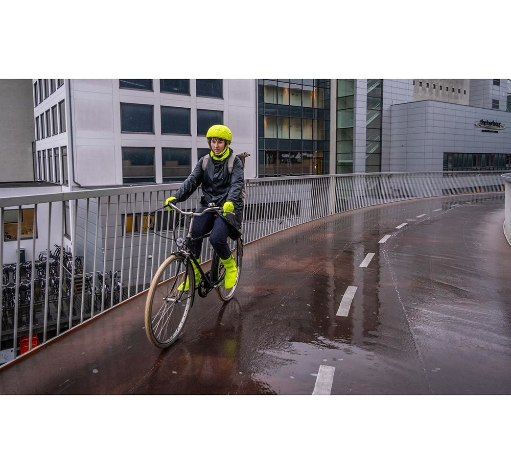 GripGrab Multifunctionele Neck Warmer Reflective Hi-Vis Geel