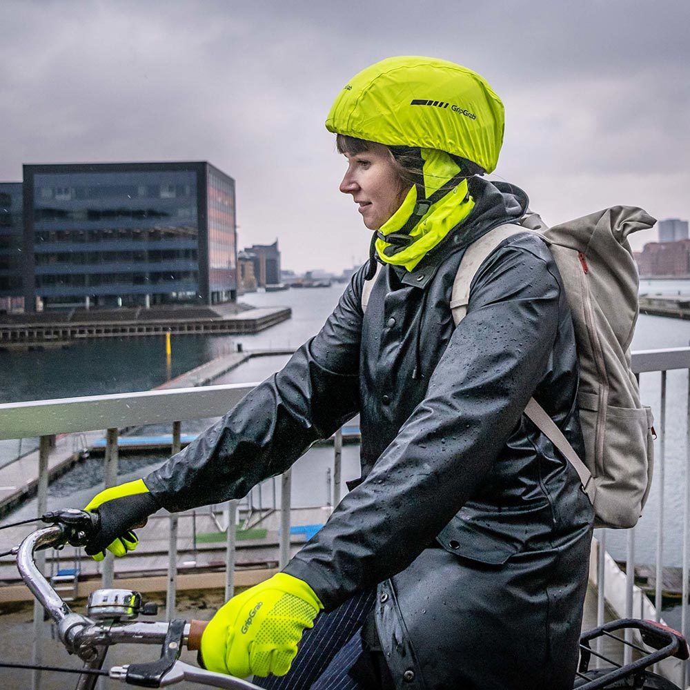 GripGrab Multifunctionele Neck Warmer Reflective Hi-Vis Geel