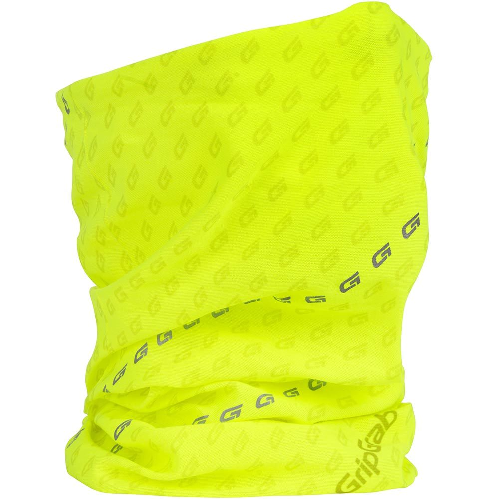 GripGrab Multifunctionele Neck Warmer Reflective Hi-Vis Geel