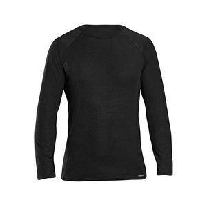 GripGrab Merino Polyfibre 50/50 Thermoshirt Lange Mouwen Zwart