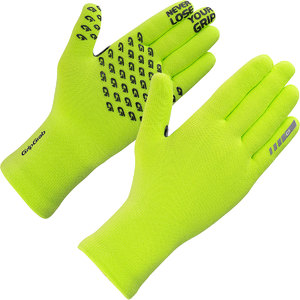 GripGrab Waterproof Knitted Thermal Fietshandschoenen Fluo Geel