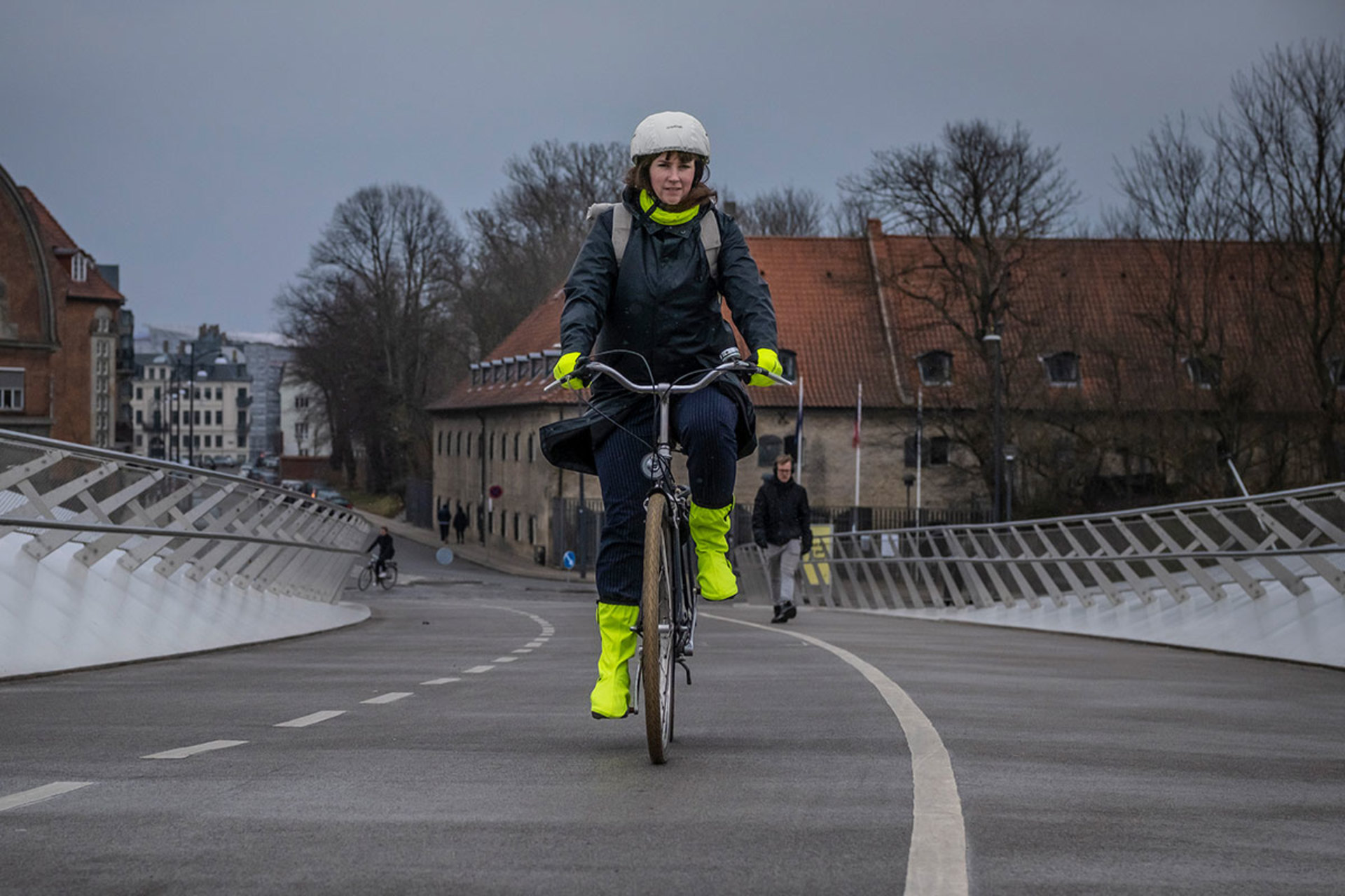 GripGrab Reflective Helmet Cover Grijs