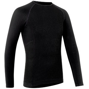 GripGrab Expert Seamless Thermal Thermoshirt Lange Mouwen Zwart