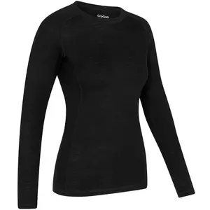 GripGrab Merino Blend Thermal Thermoshirt Lange Mouwen Zwart Dames