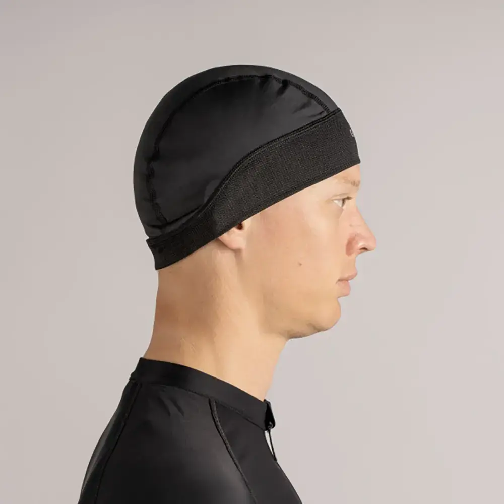 GripGrab UPF 50+ Lightweight Summer Skull Cap Zwart