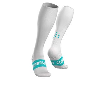 Compressport Full Socks Race Oxygen Compressiekousen Wit