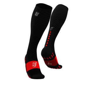 Compressport Full Socks Recovery Compressiekousen Zwart