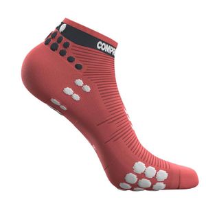 Compressport Pro Racing V3.0 Run Low Compressiesokken Roze