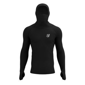 Compressport 3D Thermo UltraLight Racing Hoodie Heren Zwart