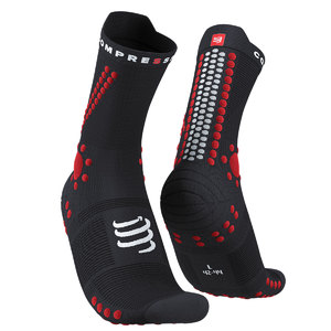 Compressport Pro Racing v4.0 Trail Compressiesokken Zwart/Rood