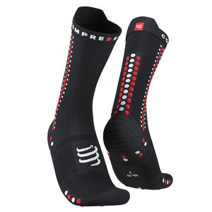 Compressport Pro Racing v4.0 Bike Compressiesokken Zwart/Rood