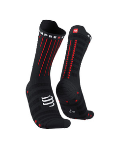 Compressport Aero Compressiesokken Zwart/Rood