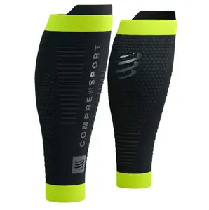 Compressport R2 3.0 Flash Compressie Tubes Zwart/Fluo Geel