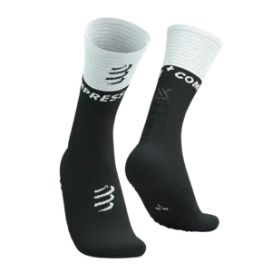 Compressport Mid V2.0 Bike Compressiesokken Zwart/Wit