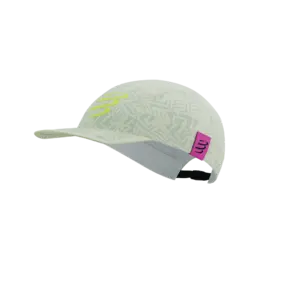 Compressport 5 Panel Light Cap Sugar Geel/Multi