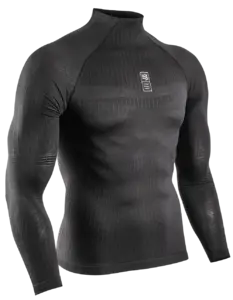 Compressport 3D Thermo 110g Thermoshirt Lange Mouwen Zwart