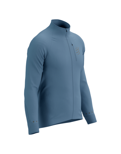 Compressport Hurricane Windproof Hardloopjack Blauw Heren