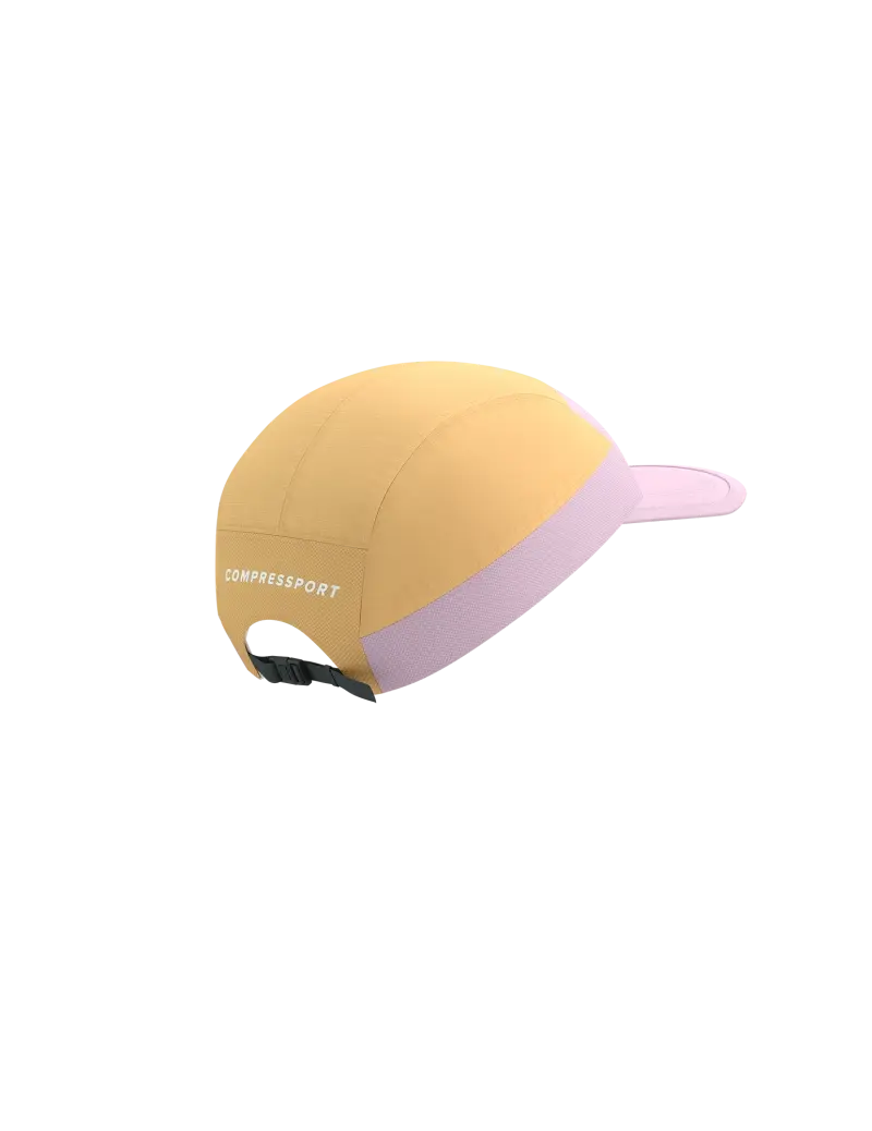 Compressport 5 Panel Light Pet Oranje/Roze